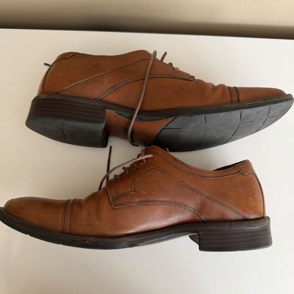 Johnston & Murphy Brown Cap Toe Lace Up Oxfords Dress Shoes Men’s 9 M Leather main image 8